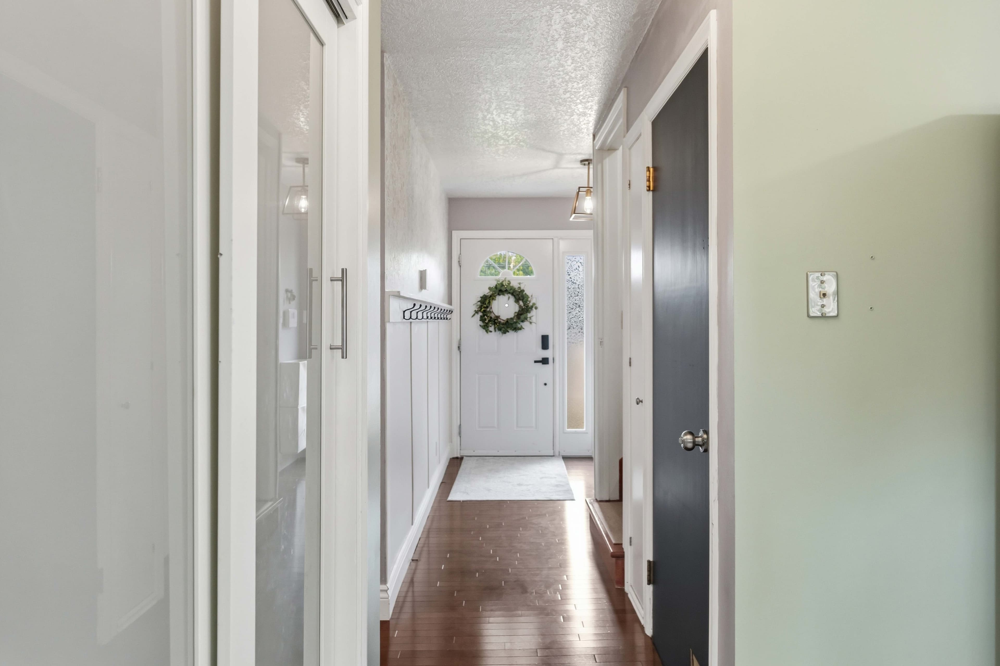 Entryway with pantry