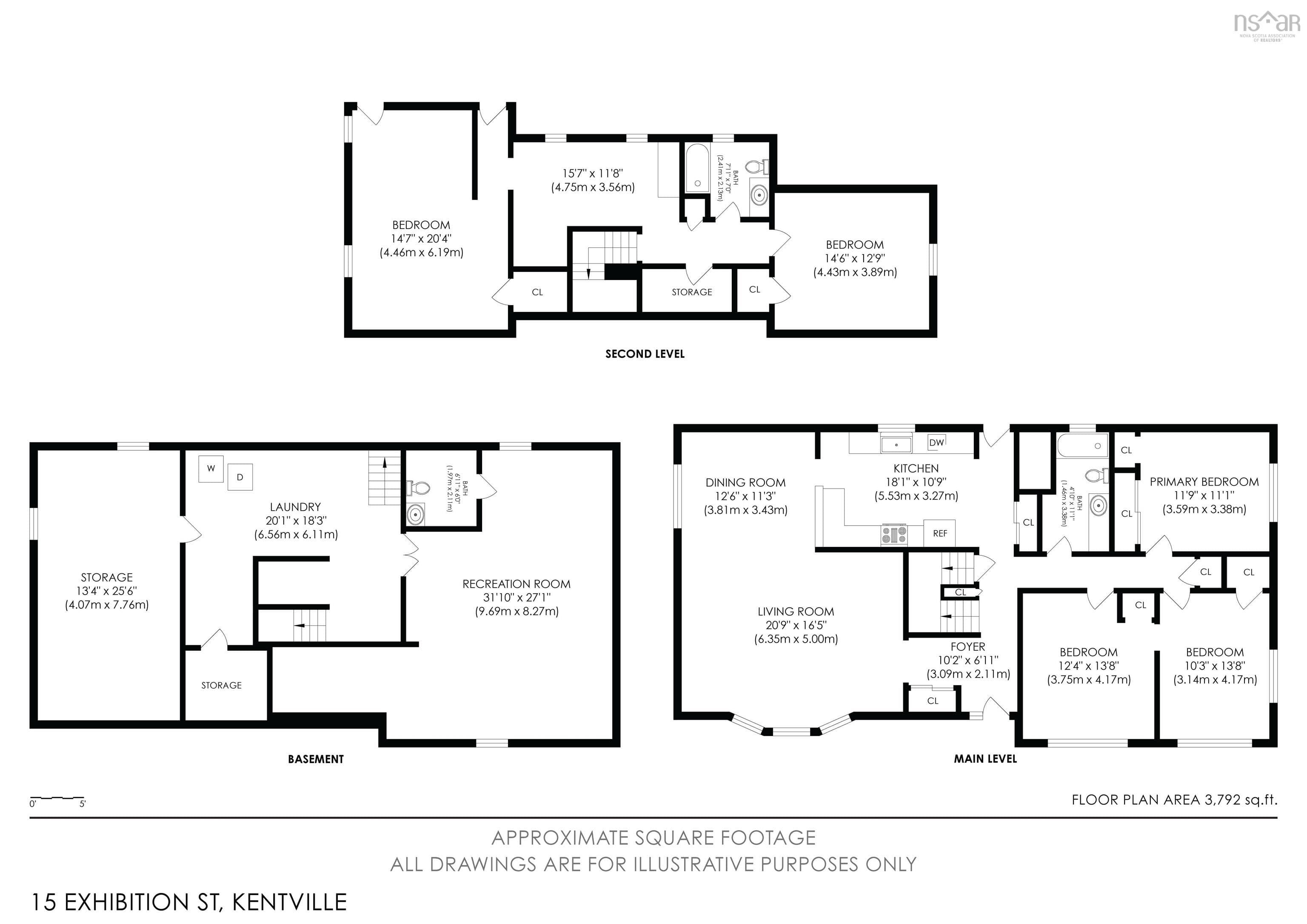 Floor plan of the full home