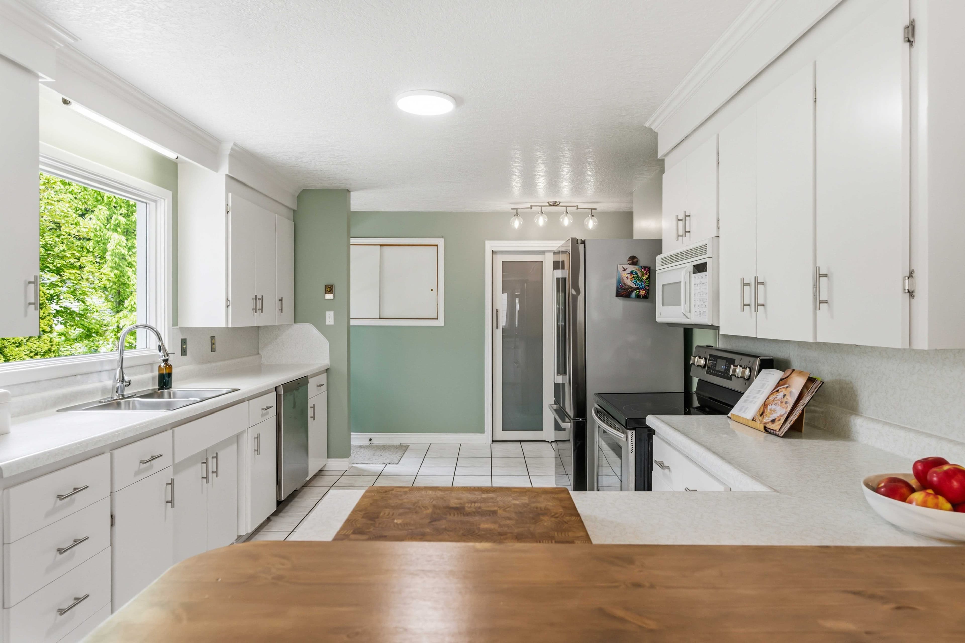 Kitchen viewed from the dining room
