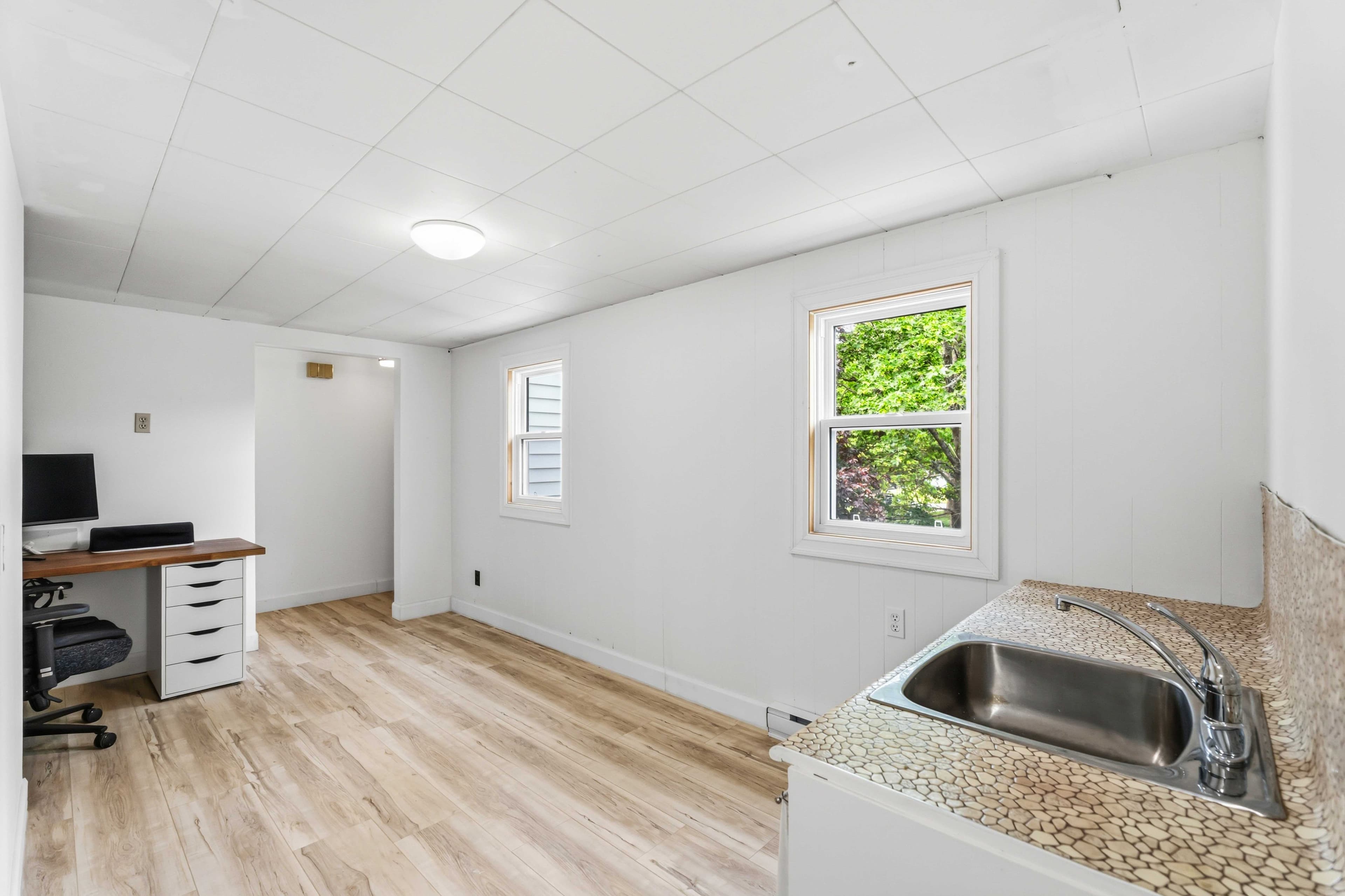 Transition area between living spaces